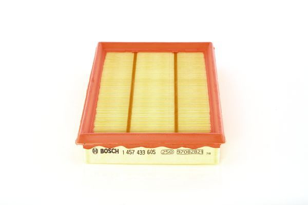 BOSCH 1457433605 Air Filter 254mm Length Insert 42mm Height Fits Ford Mazda
