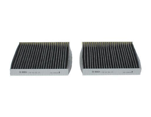 BOSCH 1987432542 Cabin Air Filter 188mm Length Activated Carbon Fits BMW X3 X4
