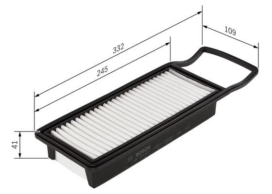 Bosch 1 987 429 191 Air Filter Fits Honda