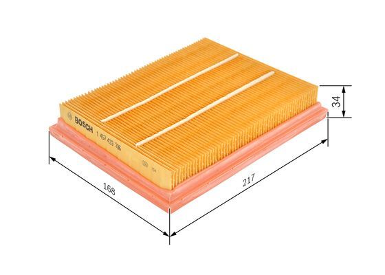Bosch 1 457 433 306 Air Filter Fits Mini