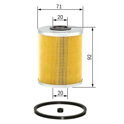 Bosch 1 457 429 656 Fuel Filter Fits Opel Saab Vauxhall