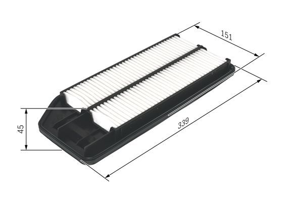 Bosch 1 987 429 192 Air Filter Fits Honda
