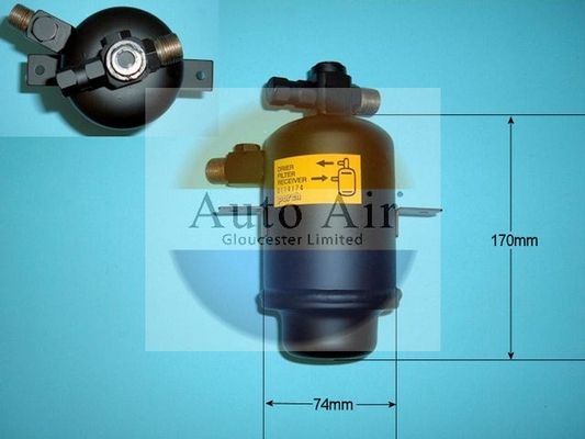 AUTO AIR 31-1060 Air Receiver Dryer A/C Air Conditioning Fits Mercedes-Benz 190