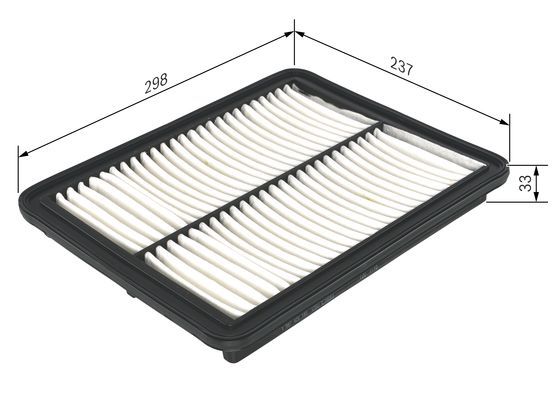 Bosch 1 987 429 180 Air Filter Fits Kia