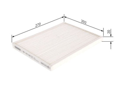 Bosch 1 987 432 236 Interior Air Filter Fits Suzuki