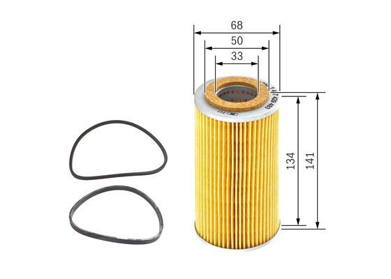 Bosch 1457429493 Oil Filter Fits Aston Martin Austin MG Morris Rover Skoda