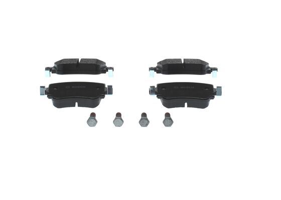 BOSCH 0986494797 Brake Pad Set For Disc Brake Rear Fits Audi Seat Skoda VW