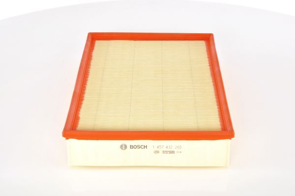 BOSCH 1457432203 Air Filter 337mm Length Insert Fits Volvo 740 760 780 940 960