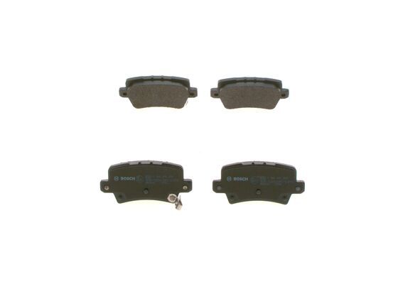 BOSCH 0986494249 Brake Pad Set For Disc Rear 15.6mm Thickness Fits Honda Civic
