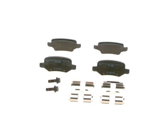 BOSCH 0986494023 Brake Pad Set For Disc Brake Rear 13.3mm Thickness Fits B-Class