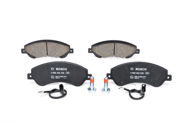 BOSCH 0986494236 Brake Pad Set For Disc Brake Front Fits Transit Tourneo