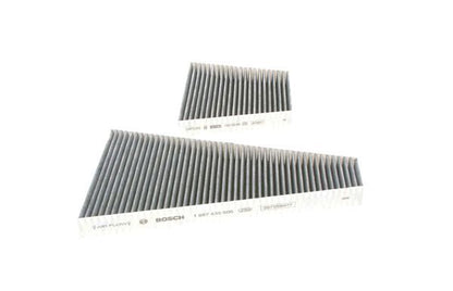 BOSCH 1987435506 Cabin Air Filter 345mm Length Activated Carbon Fits Bentley VW