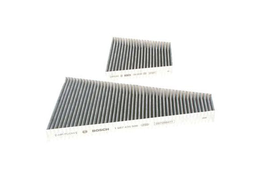 BOSCH 1987435506 Cabin Air Filter 345mm Length Activated Carbon Fits Bentley VW