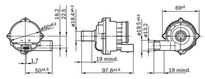 Auxiliary Water Pump (cooling water circuit) Fits Mercedes-Benz BOSCH 0392023004