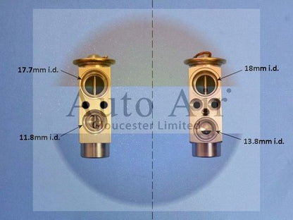 AUTO AIR 22-8684 Air Conditioning Expansion Valve Fits BMW 5 Series 6 Series