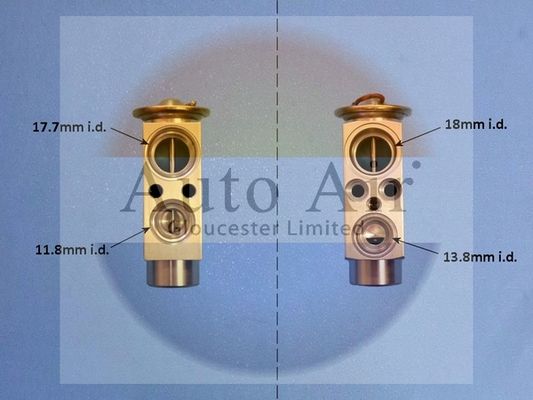 AUTO AIR 22-8684 Air Conditioning Expansion Valve Fits BMW 5 Series 6 Series