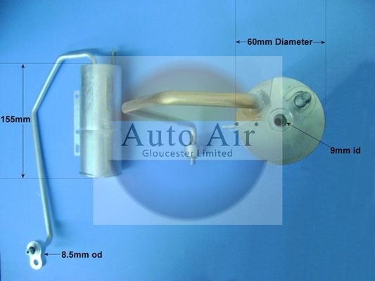 AUTO AIR 31-9015 Air Receiver Dryer A/C Air Conditioning Fits Fiat Saab Vauxhall