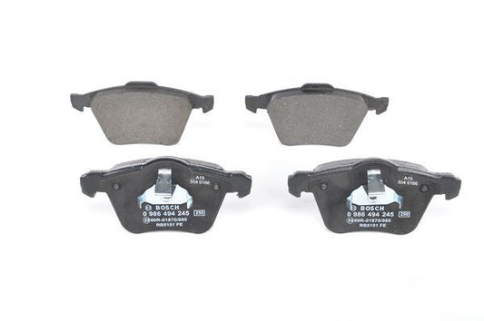 BOSCH 0986494245 Brake Pad Set For Disc Front 18.6mm Thickness Fits Ford Volvo