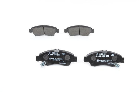 BOSCH 0986494299 Brake Pad Set For Disc Brake Front Fits Honda Civic Jazz Logo