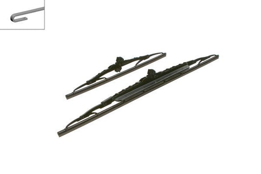 2 x BOSCH SUPERPLUS 578S Spoiler Wiper Blades (Pair) Fits Chevrolet Mazda Nissan