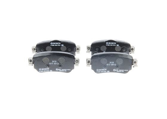 BOSCH 0986494816 Brake Pad Set For Disc Rear 15.2mm Thickness For Nissan Renault