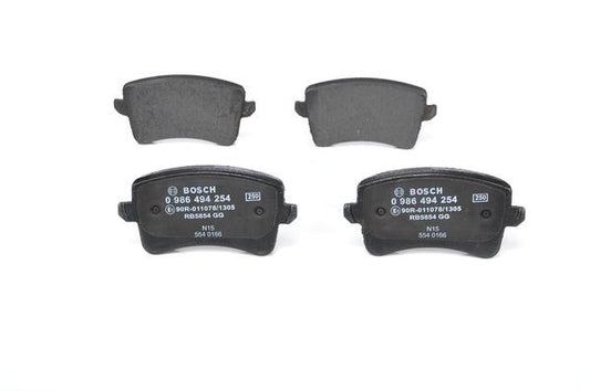 BOSCH 0986494254 Brake Pad Set For Disc Brake Rear Fits Audi A4 A4 Allroad A5 Q5