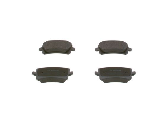 BOSCH 0986494344 Brake Pad Set For Disc Brake Rear 16.4mm Thickness Fits VW Golf