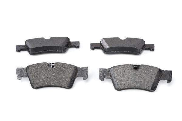 BOSCH 0986494256 Disc Brake Pad Set Rear Low-Metallic Fits Mercedes-Benz