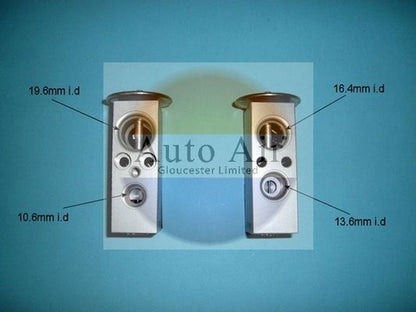 AUTO AIR 22-1057 Air Conditioning Expansion Valve Fits Mercedes-Benz Porsche