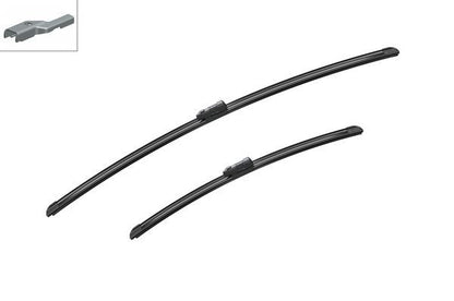 2 x BOSCH AEROTWIN A352S Flat Wiper Blades (Pair) 750/500mm Length Fits Ford