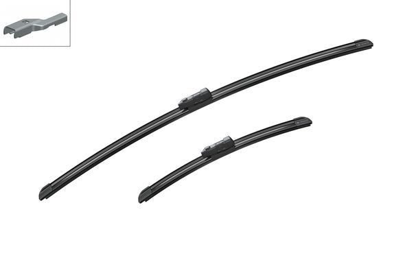 2 x BOSCH A354S Wiper Blades (Pair) For Chevrolet Fiat Hyundai Kia Opel Vauxhall