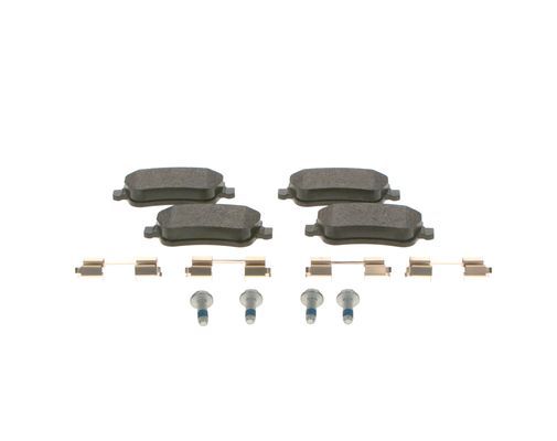 BOSCH 0986494126 Brake Pad Set For Disc Rear Low-Metallic Fits Fiat Croma