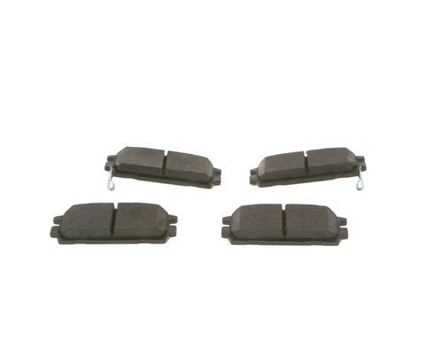 BOSCH 0986494137 Disc Brake Pad Set Rear Low-Metallic Fits Hyundai Terracan