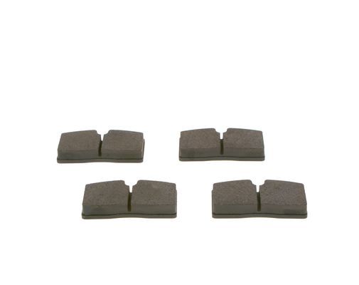 BOSCH 0986494267 Disc Brake Pad Set Rear Low-Metallic Fits Audi Ferrari Porsche