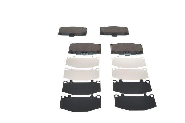 BOSCH 0986494398 Disc Brake Pad Set Front Low-Metallic Fits Subaru Impreza
