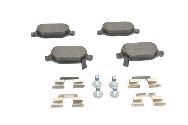 BOSCH 0986494935 Disc Brake Pad Set Rear Low-Metallic Fits Fiat Panda Panda Van