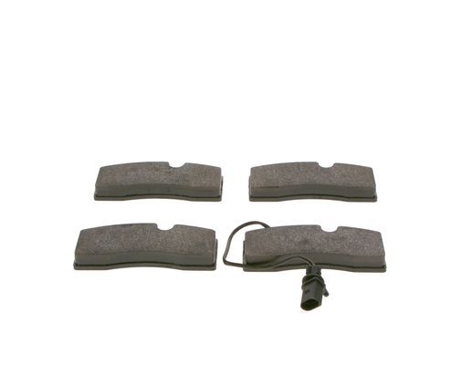 BOSCH 0986494956 Brake Pad Set Rear Low-Metallic 67mm Height Fits Audi R8