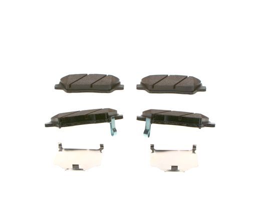 BOSCH 0986494981 Brake Pad Set Front Low-Metallic Fits Hyundai Nexo Kia Carens
