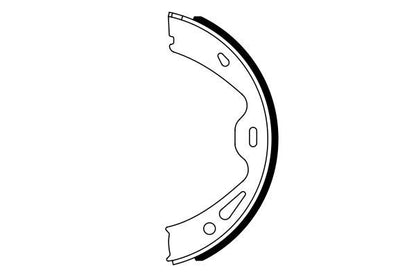 BOSCH 0986487944 Parking Brake Shoe Set Rear Fits Porsche 911 944 Boxster Cayman