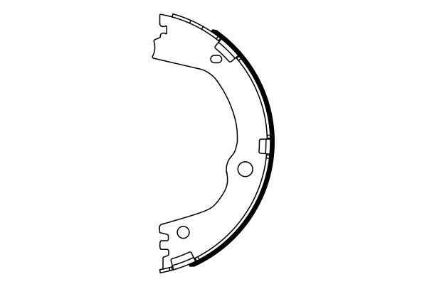 BOSCH 0986487947 Parking Brake Shoe Set Rear Fits Hyundai Santa Fe Kia Sorento