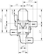 BOSCH 1147412204 Coolant Control Valve Electric Mode Heating/Ventilation
