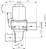 BOSCH 1147412205 Coolant Control Valve Electric Mode Heating/Ventilation