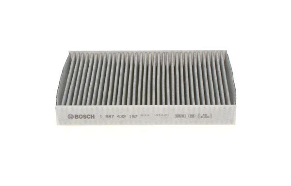 BOSCH 1987432197 Cabin Air Filter 230mm Activated Carbon Fits Nissan Renault