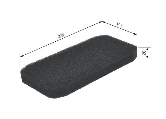 BOSCH 1987431173 Cabin Air Filter 228mm Length Fits DAF RENAULT RENAULT TRUCKS