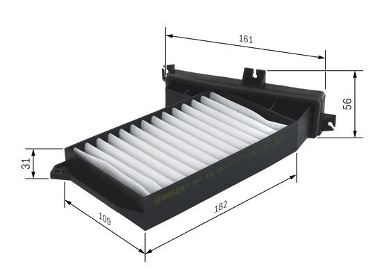BOSCH 1987432207 Cabin Air Filter Fits Mitsubishi Galant / Aspire Galant