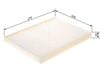 BOSCH 1987432808 Cabin Pollen Air Filter Interior Fits Audi Seat Skoda VW