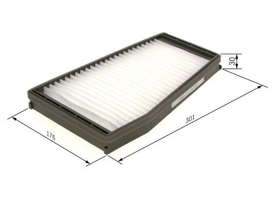 BOSCH 1987435122 Cabin Air Filter Fits Chevrolet Epica Evanda Daewoo Evanda