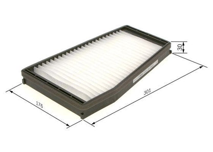 BOSCH 1987435122 Cabin Air Filter Fits Chevrolet Epica Evanda Daewoo Evanda