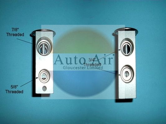 AUTO AIR 22-1058 Air Expansion Valve A/C Air Conditioning Fits Porsche 928
