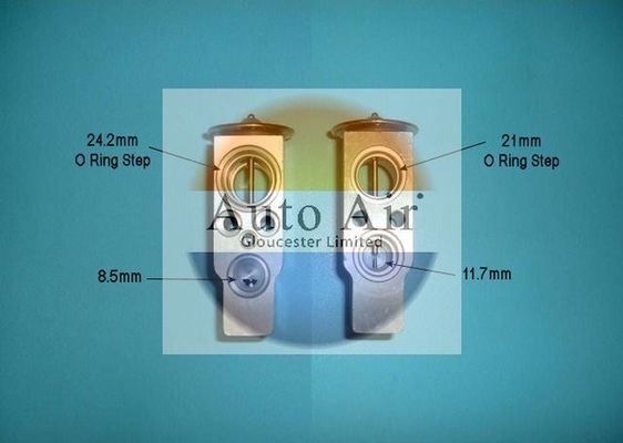 AUTO AIR 22-1060 Air Conditioning Expansion Valve Fits Porsche 911 Cayman